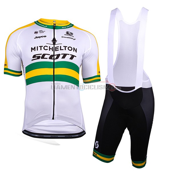 Abbigliamento Ciclismo Mitchelton Scott Campione Australia Manica Corta 2018